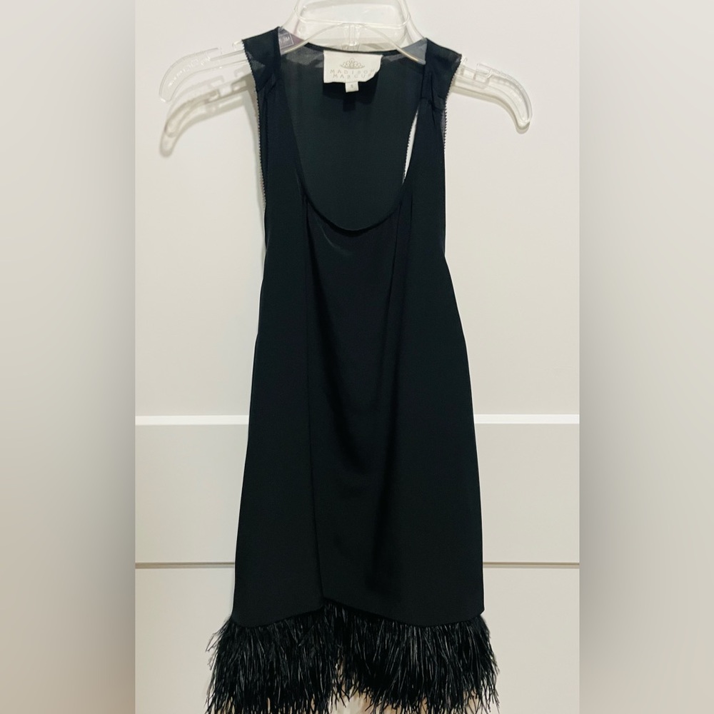 Free madison marcus silk ostrich feather vest small (buy one get one free)